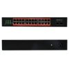 Qoltec Przełącznik sieciowy SWITCH Gigabit Ethernet | 24x RJ45 | 2x SFP | 1000 Mb/s